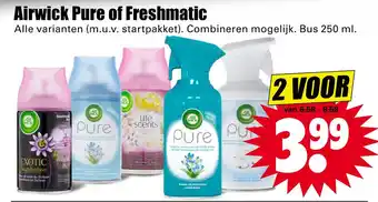 Dirk Airwick Pure of Freshmatic aanbieding