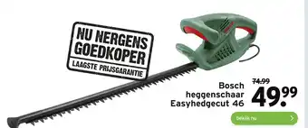 GAMMA Bosch heggenschaar Easyhedgecut 46 aanbieding