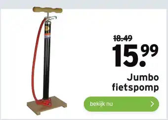 GAMMA Jumbo fietspomp aanbieding