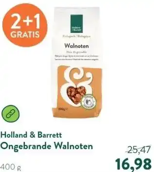 Holland & Barrett Ongebrande Walnoten aanbieding