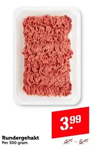 Coop Rundergehakt aanbieding
