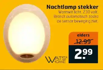 Trekpleister Nachtlamp stekker 230 volt aanbieding