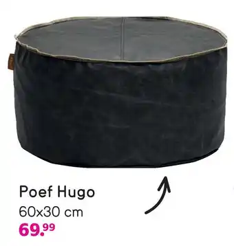 Leen Bakker Poef Hugo aanbieding