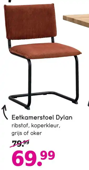 Leen Bakker Eetkamerstoel Dylan aanbieding