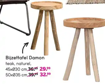 Leen Bakker Bijzettafel Damon aanbieding