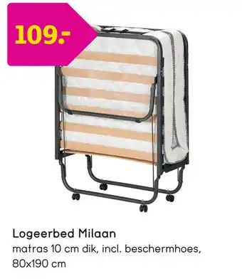 Leen Bakker Logeerbed Milaan aanbieding