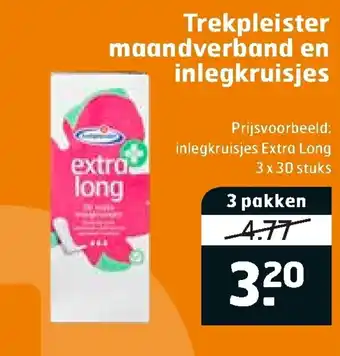 Trekpleister Maandverband en inlegkruisjes aanbieding