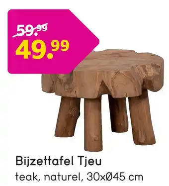 Leen Bakker Bijzettafel Tjeu aanbieding