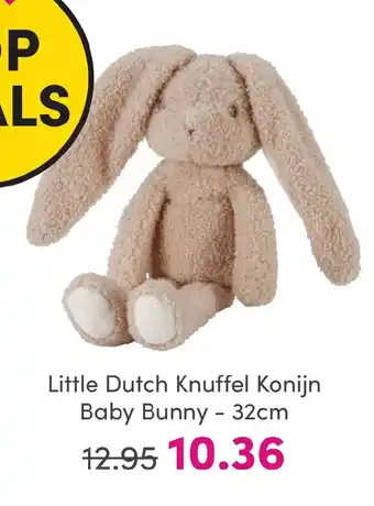 Baby & Tiener Little Dutch Knuffel Konijn Baby Bunny - 32cm aanbieding