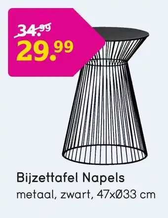 Leen Bakker Bijzettafel Napels aanbieding