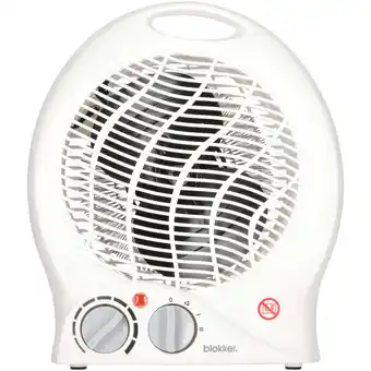 Blokker Blokker BL-24501 ventilatorkachel wit - 2000W aanbieding