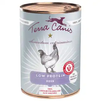 Zooplus 6x 400g Terra Canis Alimentum Veterinarium Eiwitarm hondenvoer nat aanbieding