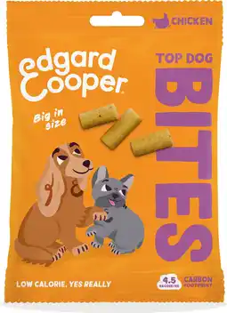 Intratuin Edgard & Cooper hondensnack Top Dog Bites adult kip large 50 gram aanbieding