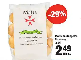 ALDI Malta Aardappelen 2kg aanbieding