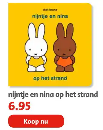 Bruna Nijntje en nina op het strand aanbieding