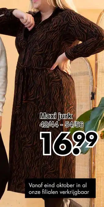 Wibra Maxi jurk aanbieding