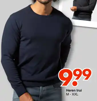 Wibra Heren trui aanbieding