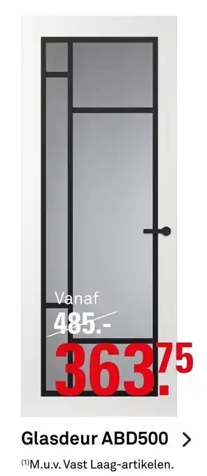 Karwei Glasdeur ABD500 aanbieding