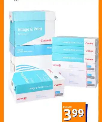 Action Kopieer- en printpapier Xerox of Canon A4 aanbieding