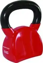 Bol.com Tunturi Kettlebell - Vinyl - 10 kg - Rood - Incl. gratis fitness app aanbieding