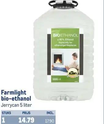 Makro Farmlight bio-ethanol jerrycan 5 liter aanbieding