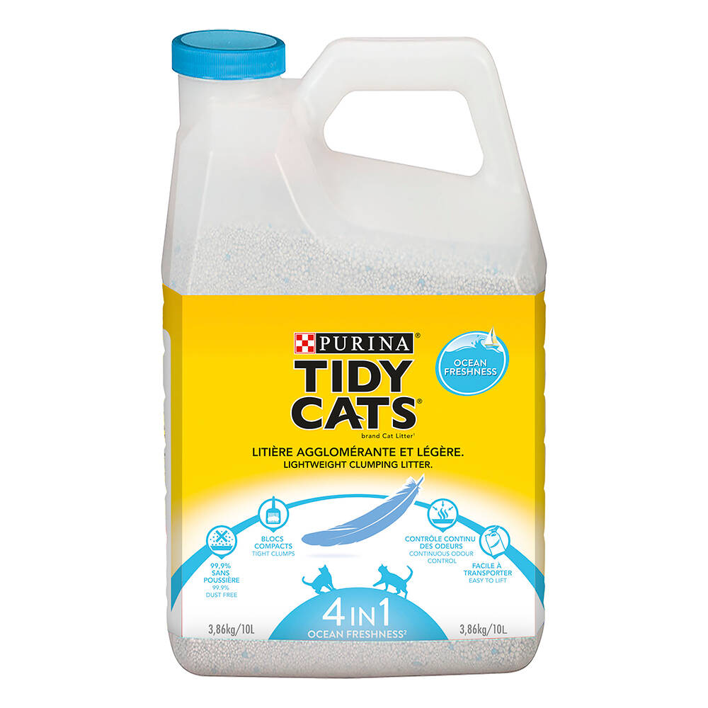 2x10L Ocean Freshness Lightweight Purina Tidy Cats Kattenbakvulling