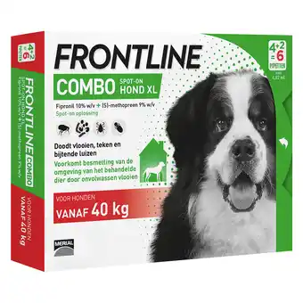 Zooplus Frontline Combo Spot-On Hond XL - Vanaf 40 kg - Dubbelpak: 2 x 6 Pipetten x 4,02 ml aanbieding