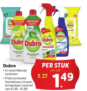 Lidl Dubro aanbieding