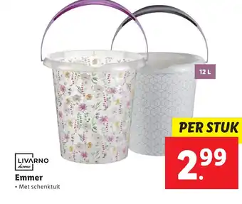 Lidl Livarno home Emmer 12 l aanbieding