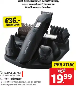 Lidl Remington All-in-1-trimmer aanbieding