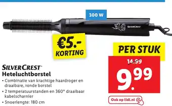 Lidl SilverCrest Heteluchtborstel 180 cm aanbieding