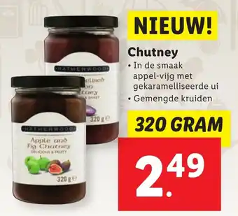 Lidl Chutney 320 gram aanbieding