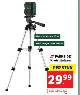 Lidl Parkside Kruislijnlaser aanbieding