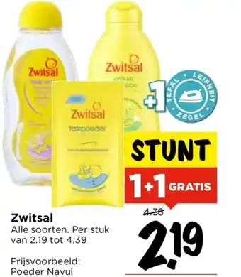 Vomar Voordeelmarkt Zwitsal Poeder Navul aanbieding