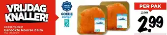 Vomar Voordeelmarkt Gerookte Noorse Zalm Pak 135 gram aanbieding