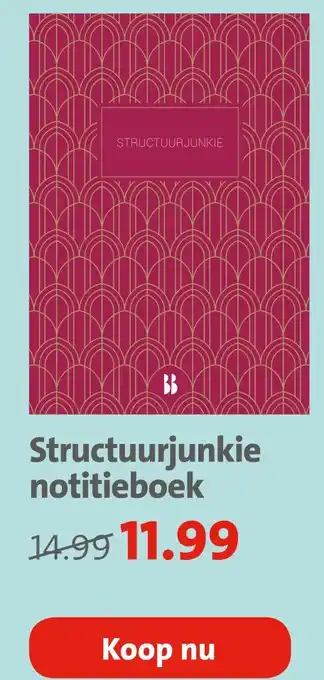 Bruna Structuurjunkie notitieboek aanbieding