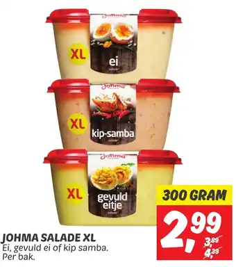 Dekamarkt JOHMA SALADE XL  300g aanbieding