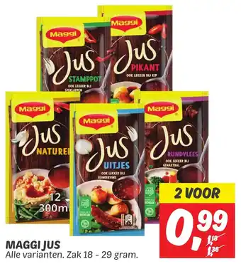 Dekamarkt MAGGI JUS aanbieding