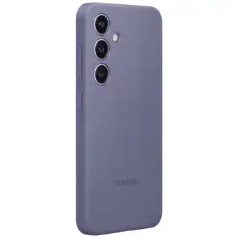 Conrad Samsung Silicone Backcover Samsung Galaxy S24 Violet aanbieding