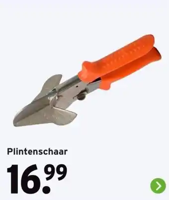 GAMMA Plintenschaar aanbieding
