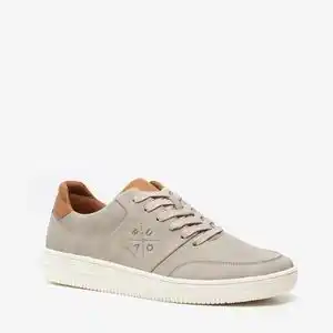 Scapino Blue Box heren sneakers grijs/bruin aanbieding