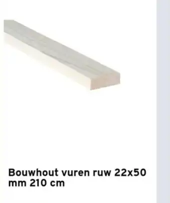 GAMMA Bouwhout vuren ruw 22x50 mm 210 cm aanbieding