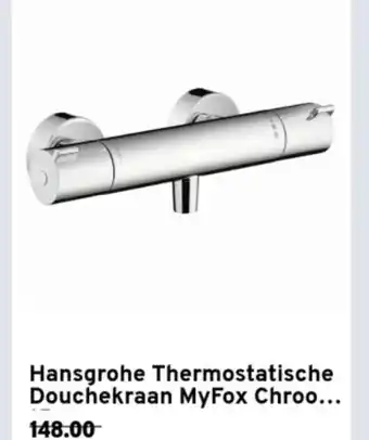 GAMMA Hansgrohe thermostatische douchekraan myfox chroo... aanbieding