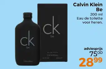 Trekpleister Calvin Klein be 200 ml aanbieding