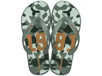 Welkoop Copacabana Army Kinderen - Slippers - Donkergroen aanbieding