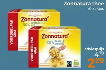 Trekpleister Zonnatura thee 40 zakjes aanbieding