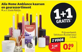 Kruidvat Alle Home Ambiance kaarsen en geurassortiment aanbieding