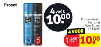 Kruidvat Proset haarspray Mega Strong aanbieding