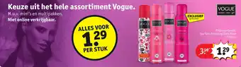 Kruidvat Keuze uit het hele assortiment Vogue. aanbieding