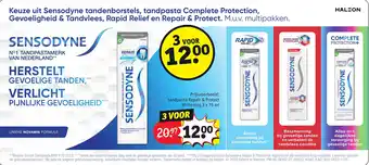 Kruidvat Keuze uit Sensodyne tandenborstels, tandpasta aanbieding